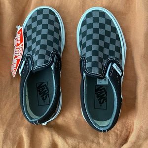 🏁VANS Classic Slip-on Checkerboard NWT - Toddler Size 12🏁